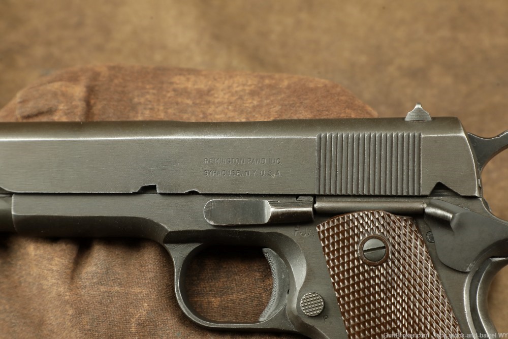 1944 US Army WWII Remington Rand 1911-A1 .45 ACP 5" Semi-Auto Pistol C&R-img-18