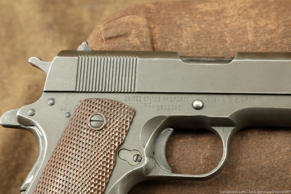 1944 US Army WWII Remington Rand 1911-A1 .45 ACP 5" Semi-Auto Pistol C&R-img-16