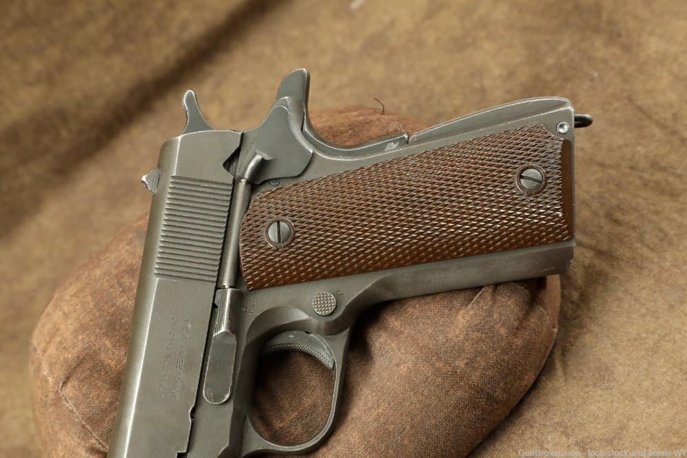 1944 US Army WWII Remington Rand 1911-A1 .45 ACP 5" Semi-Auto Pistol C&R-img-7