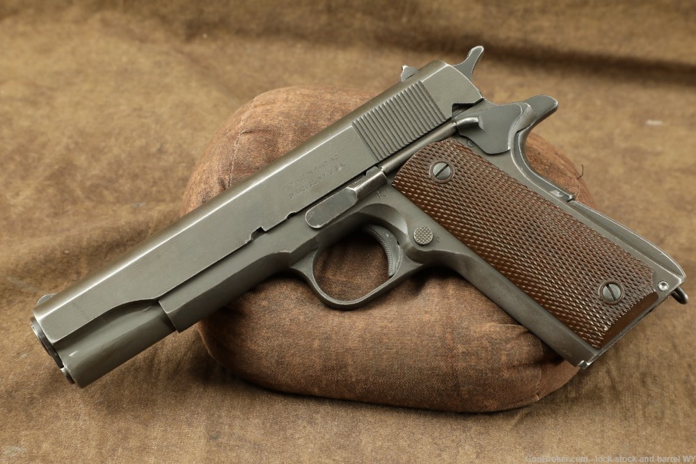 1944 US Army WWII Remington Rand 1911-A1 .45 ACP 5" Semi-Auto Pistol C&R-img-5