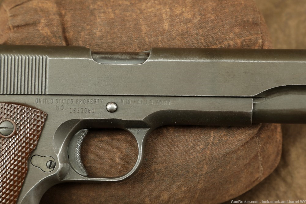 1944 US Army WWII Remington Rand 1911-A1 .45 ACP 5" Semi-Auto Pistol C&R-img-17
