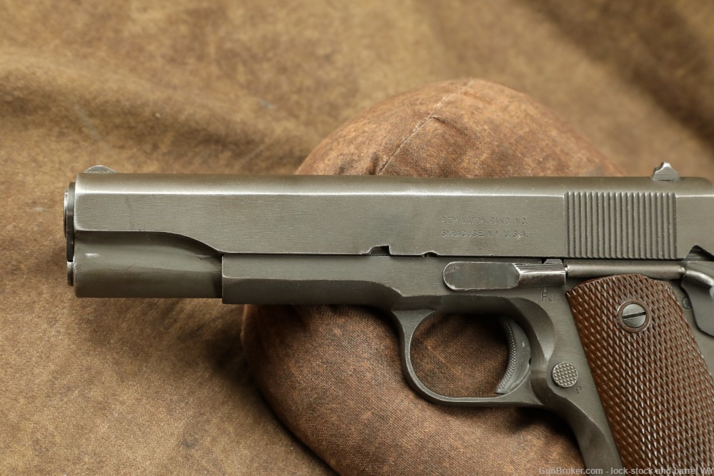 1944 US Army WWII Remington Rand 1911-A1 .45 ACP 5" Semi-Auto Pistol C&R-img-6