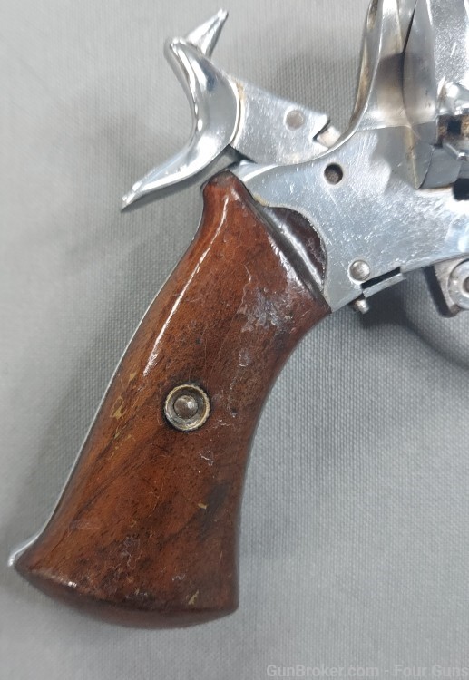 Used Civil War Vintage Belgian Lefaucheux 8mm Pinfire Revolver-img-5