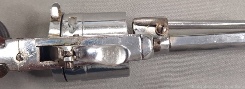 Used Civil War Vintage Belgian Lefaucheux 8mm Pinfire Revolver-img-12
