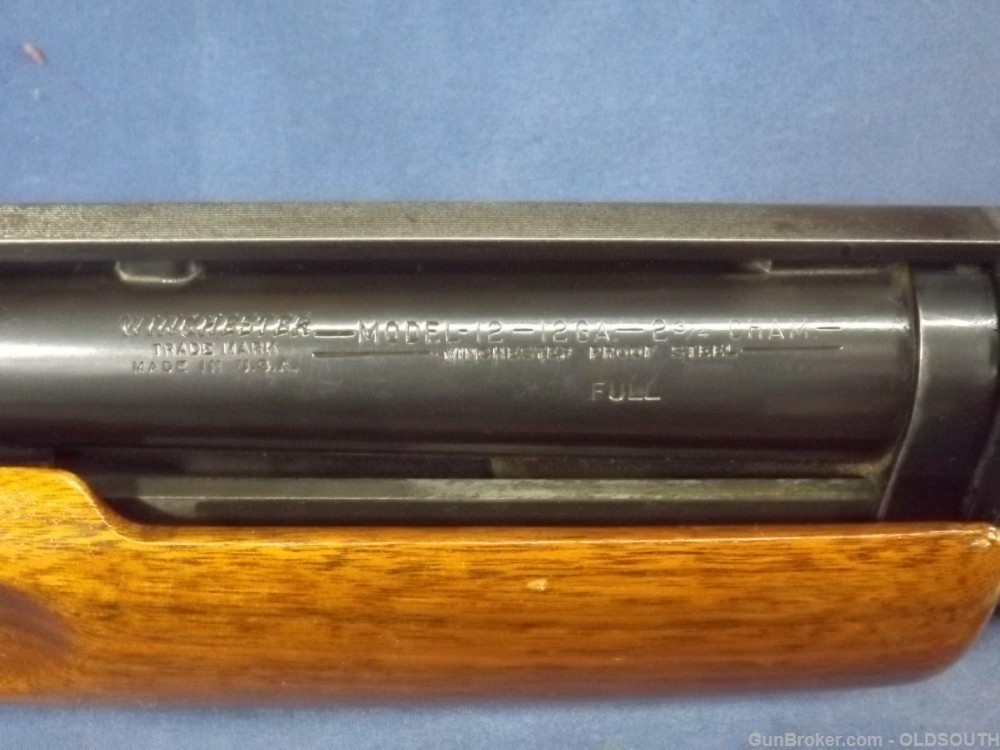 Winchester Mod 12 Twelve Ga. Pump-Action Shotgun w/30" VR Barrel-img-13