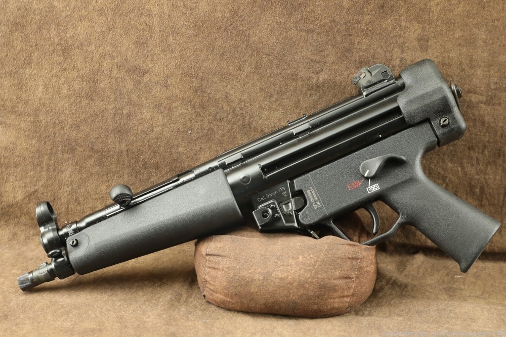 H&K Heckler & Koch SP5 9mm 8.5" Semi-Auto Pistol w Factory Case, MP5 Clone-img-7