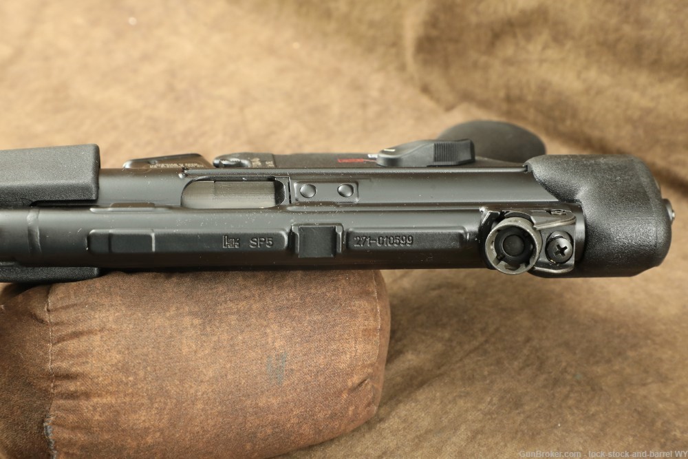 H&K Heckler & Koch SP5 9mm 8.5" Semi-Auto Pistol w Factory Case, MP5 Clone-img-12