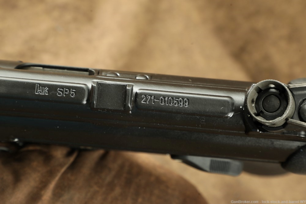 H&K Heckler & Koch SP5 9mm 8.5" Semi-Auto Pistol w Factory Case, MP5 Clone-img-27