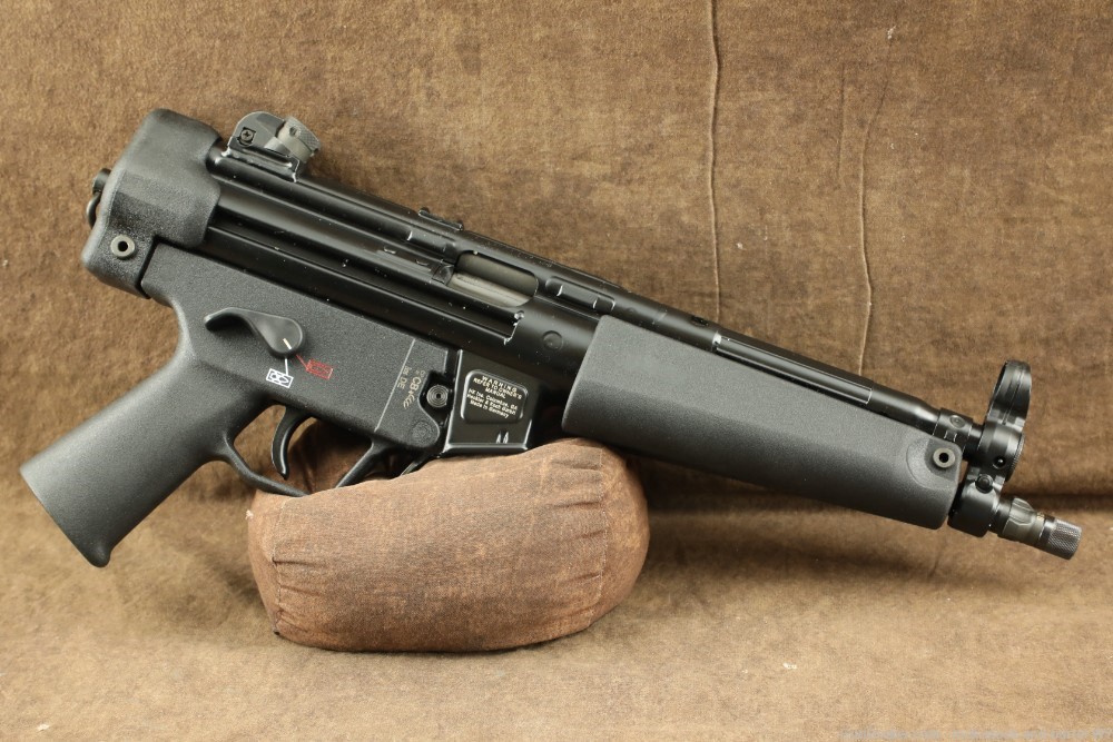H&K Heckler & Koch SP5 9mm 8.5" Semi-Auto Pistol w Factory Case, MP5 Clone-img-3