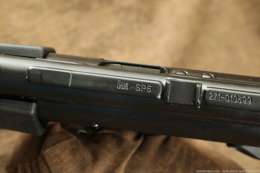 H&K Heckler & Koch SP5 9mm 8.5" Semi-Auto Pistol w Factory Case, MP5 Clone-img-26