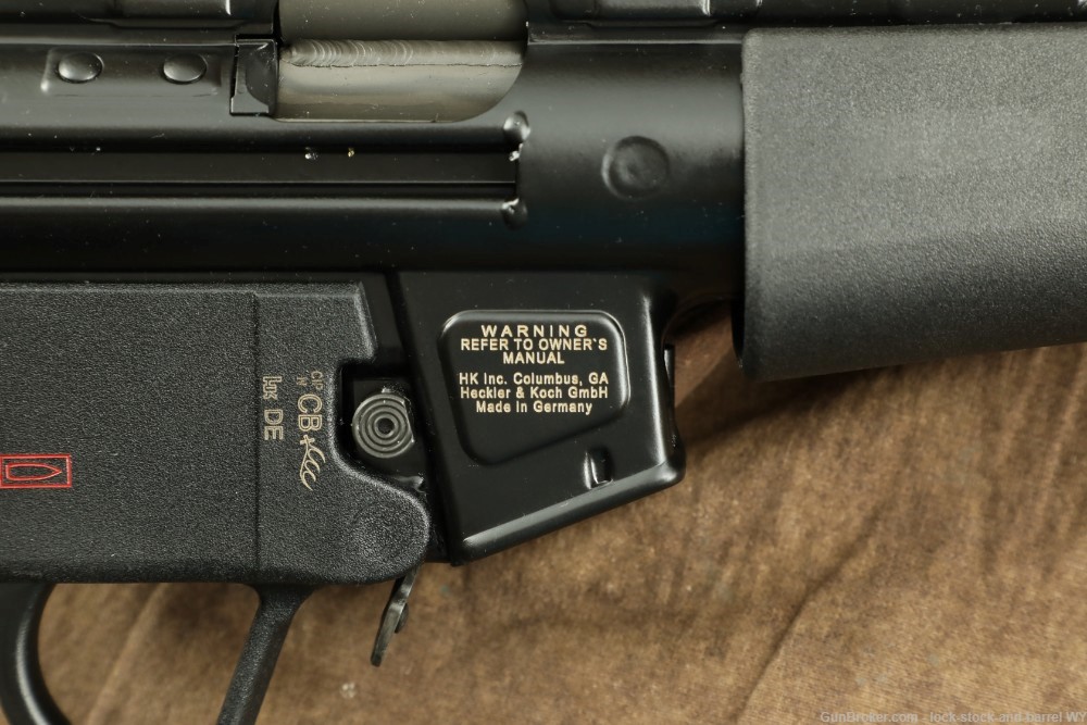 H&K Heckler & Koch SP5 9mm 8.5" Semi-Auto Pistol w Factory Case, MP5 Clone-img-21