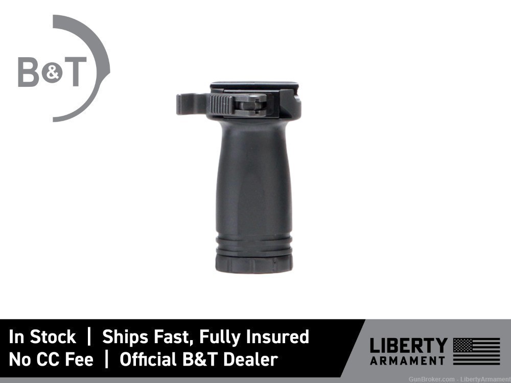 B&T QD Grip Black, BT-211564-BL, B&T Unigrip Short Foregrip-img-0
