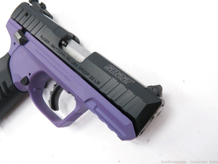 Ruger SR22 3.5" 22LR Semi-Automatic Pistol w/ 2 Magazines & Box LIKE NEW-img-11