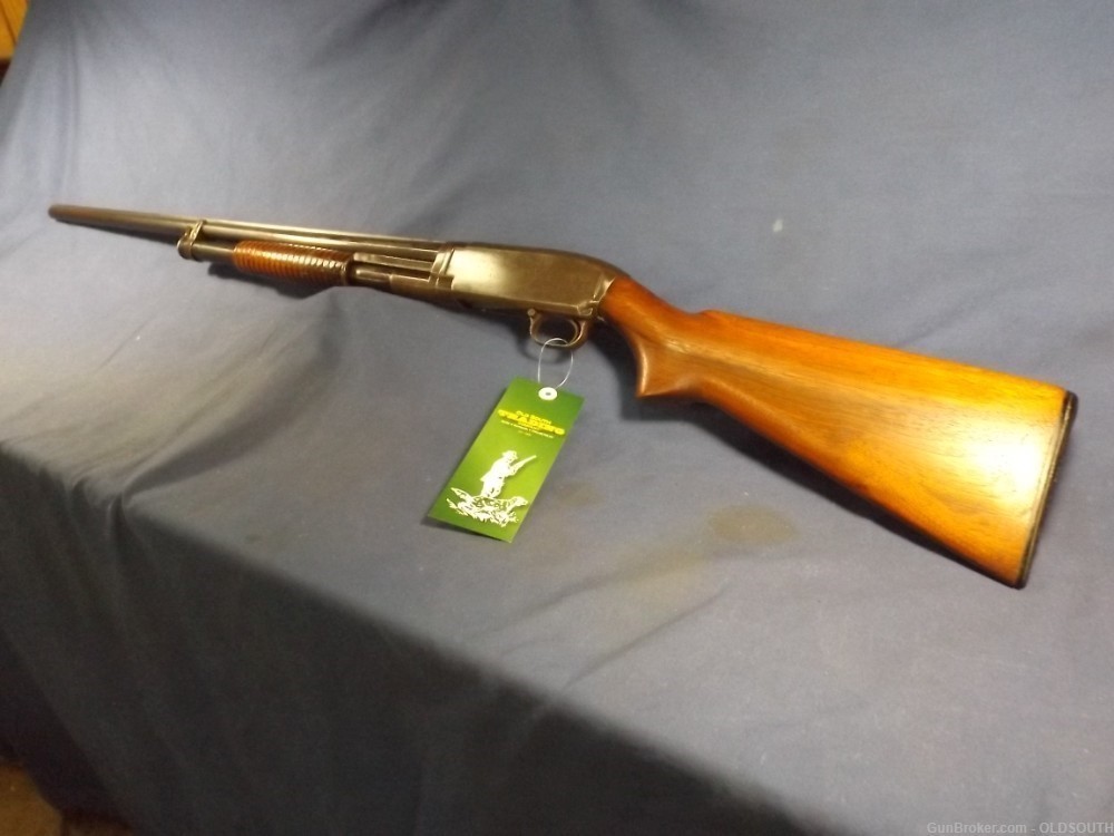 Winchester 1912, 12 Ga Pump Shotgun w/30" Solid Rib Barrel-img-1