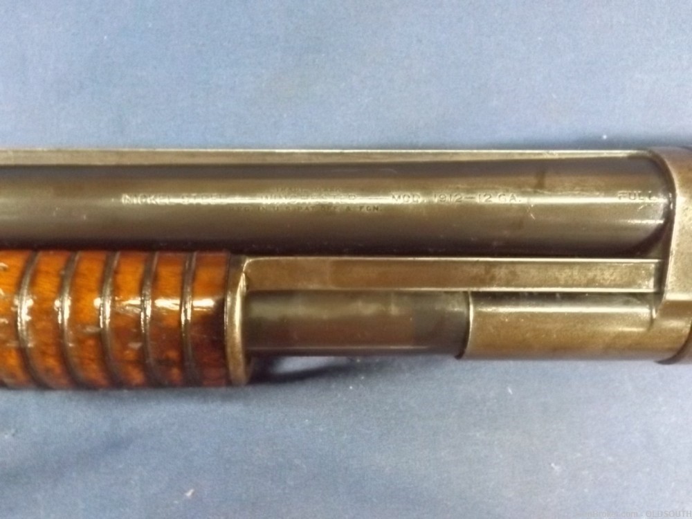 Winchester 1912, 12 Ga Pump Shotgun w/30" Solid Rib Barrel-img-5