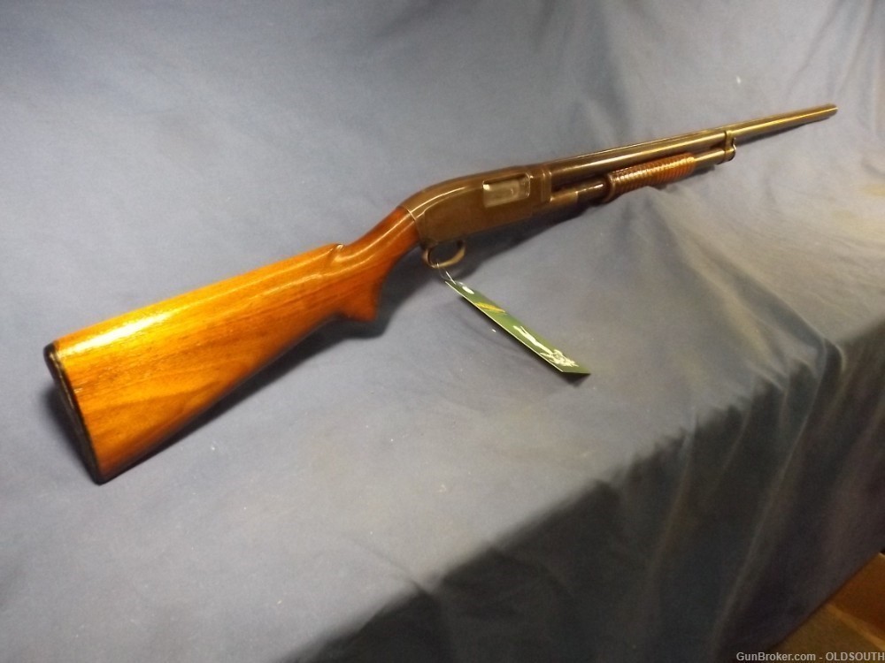 Winchester 1912, 12 Ga Pump Shotgun w/30" Solid Rib Barrel-img-0