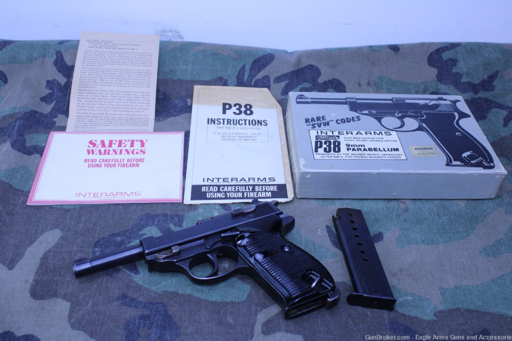 Walther P38 SVW 45 "Gray Ghost" Post WWII Mauser Werke-img-0