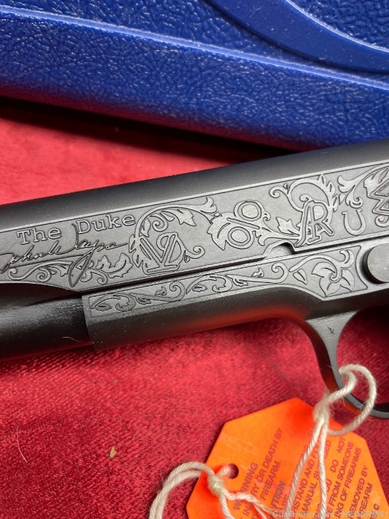 NIB Colt 1911 Government. 45acp Incredible Engraved John Wayne (The Duke) !-img-9