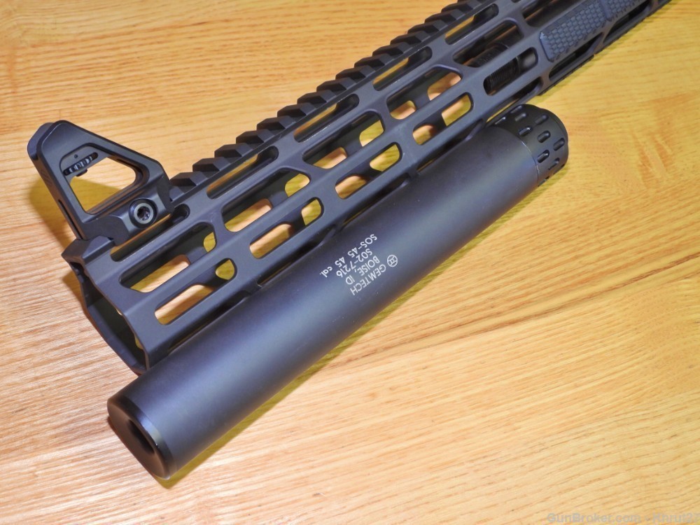 FM Products .45acp complete upper assy. with detachable Gemtech suppressor-img-16