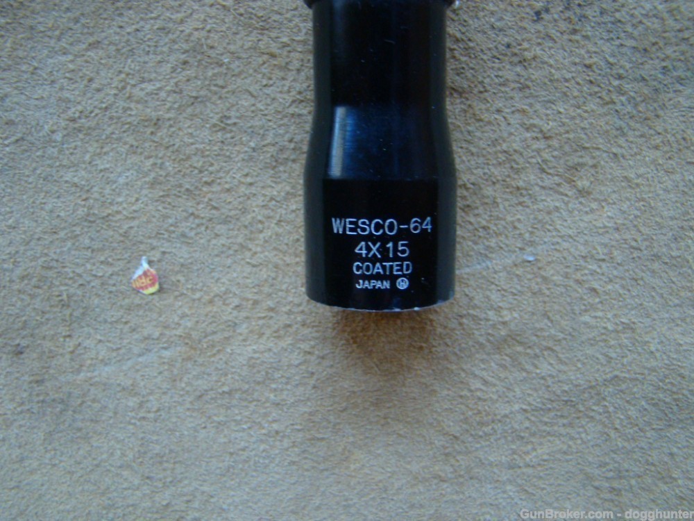 Wesco-64 4x 15  Nitrogen Filled scope -img-3
