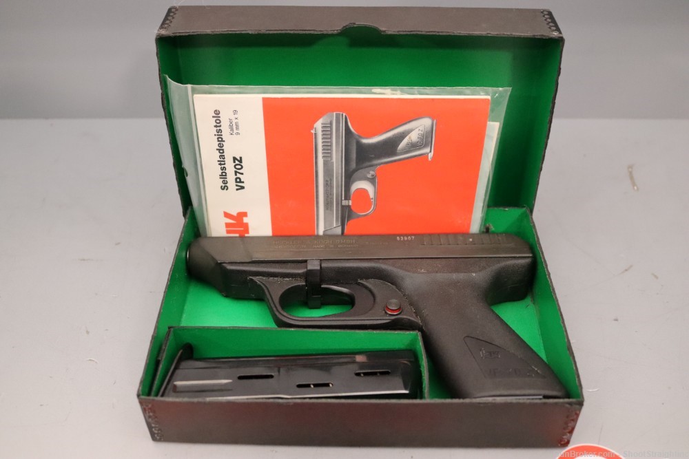 Heckler and Koch HK VP70Z 9mm 4.6" w/ Box -Early 1980s Import --img-11