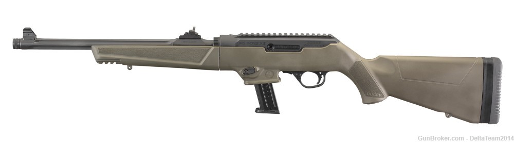 Ruger PC Carbine 9mm Black/ODG Semi Auto Rifle - 17 Rounds-img-4