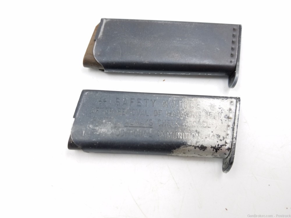Lot of 2 Raven 25acp 6rd magazines (Damaged), (Rejects) -img-6