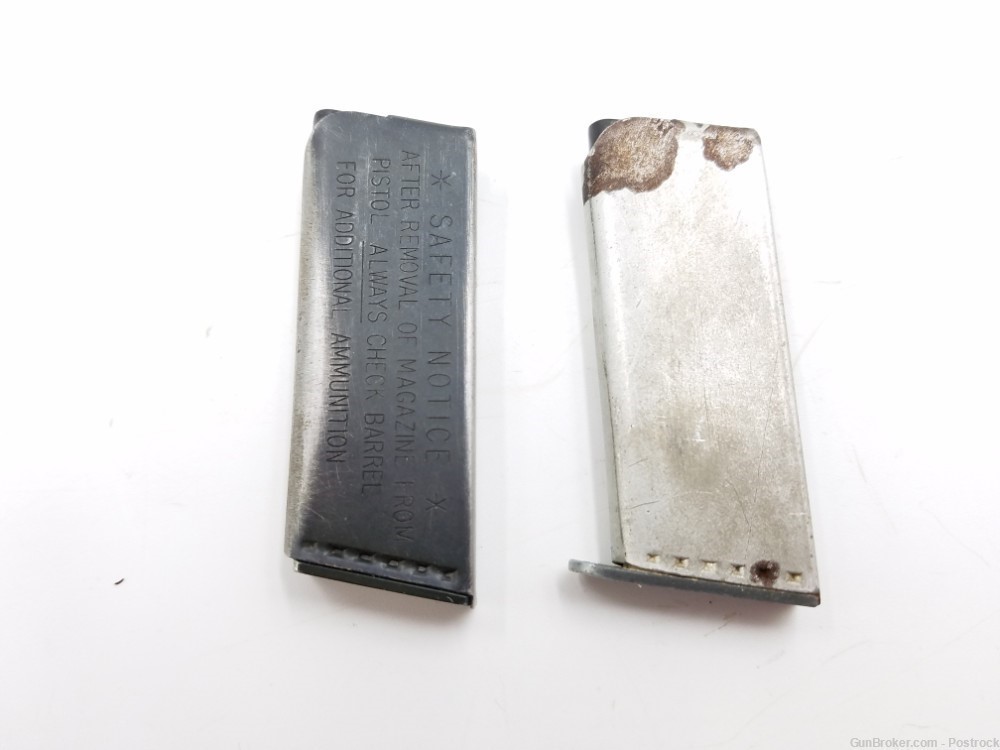 Lot of 2 Raven 25acp 6rd magazines (Damaged), (Rejects) -img-2