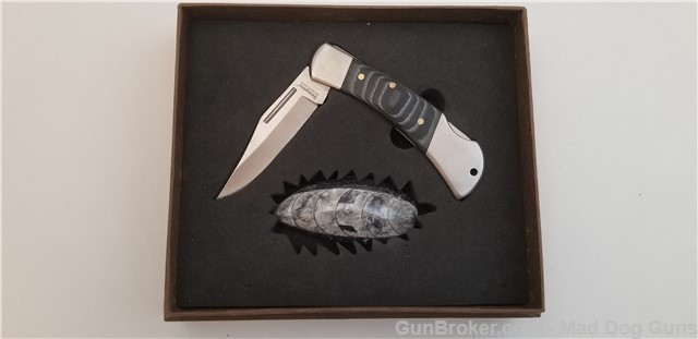 SEMPTEC URBAN SURVIVAL TECHNOLOGY German Knife-Micarta/Stainless & a Fossil-img-0