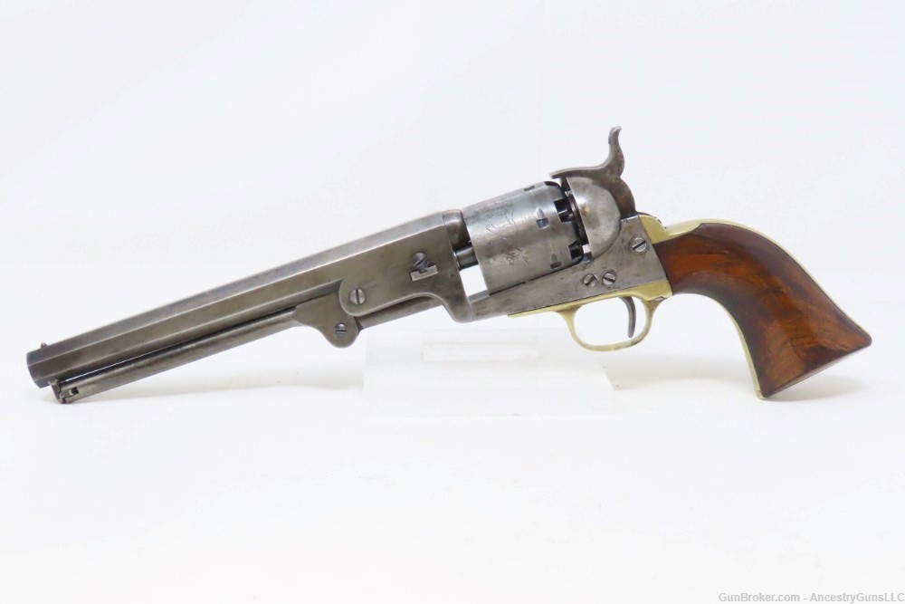 CIVIL WAR Era Antique Liege Proofed COLT M1851 NAVY Copy .36 Perc. Revolver-img-1