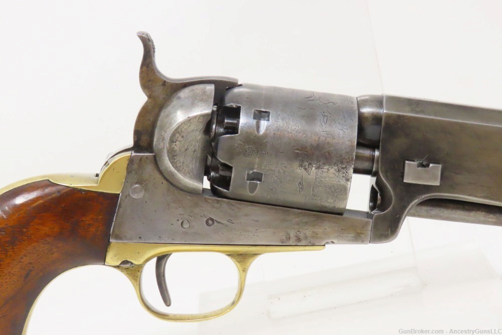 CIVIL WAR Era Antique Liege Proofed COLT M1851 NAVY Copy .36 Perc. Revolver-img-18