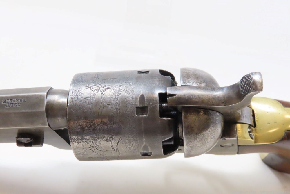 CIVIL WAR Era Antique Liege Proofed COLT M1851 NAVY Copy .36 Perc. Revolver-img-6