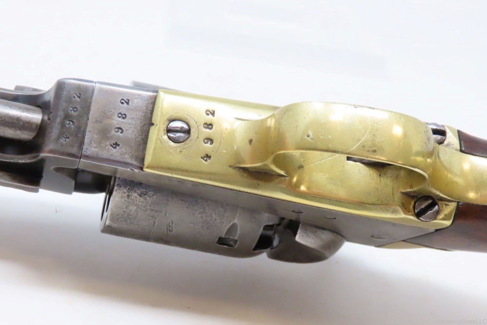 CIVIL WAR Era Antique Liege Proofed COLT M1851 NAVY Copy .36 Perc. Revolver-img-14