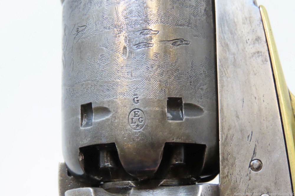 CIVIL WAR Era Antique Liege Proofed COLT M1851 NAVY Copy .36 Perc. Revolver-img-12