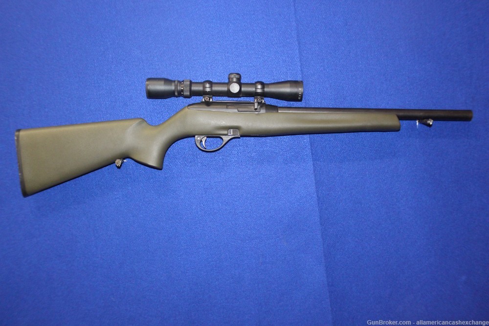 Excellent REMINGTON Model 597 Rifle With BULL BARREL & Scope 22 Lr-img-1