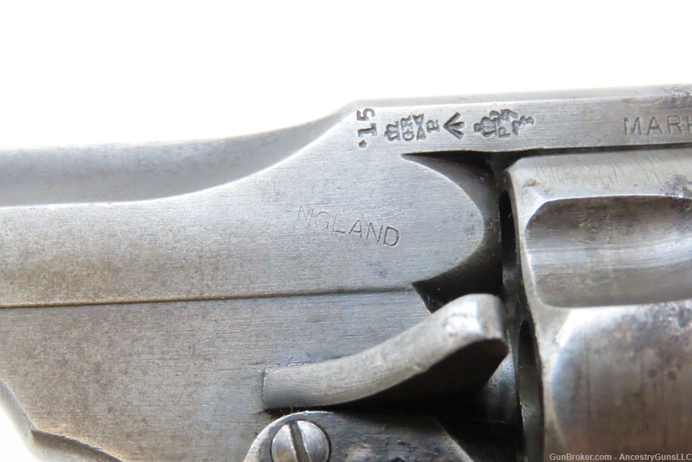 GREAT WAR 1915 British WEBLEY & SCOTT Mark V Revolver .45 ACP WWI C&R-img-15