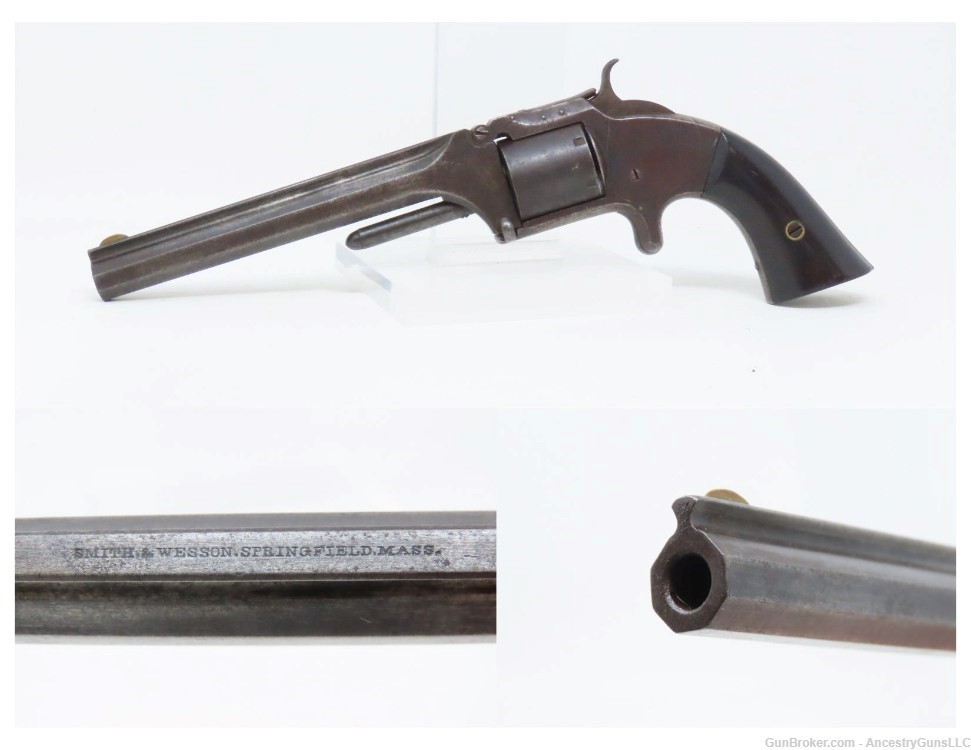 CIVIL WAR Antique SMITH & WESSON No. 2 “Old Army” .32 RF WILD BILL HICKOCK -img-0