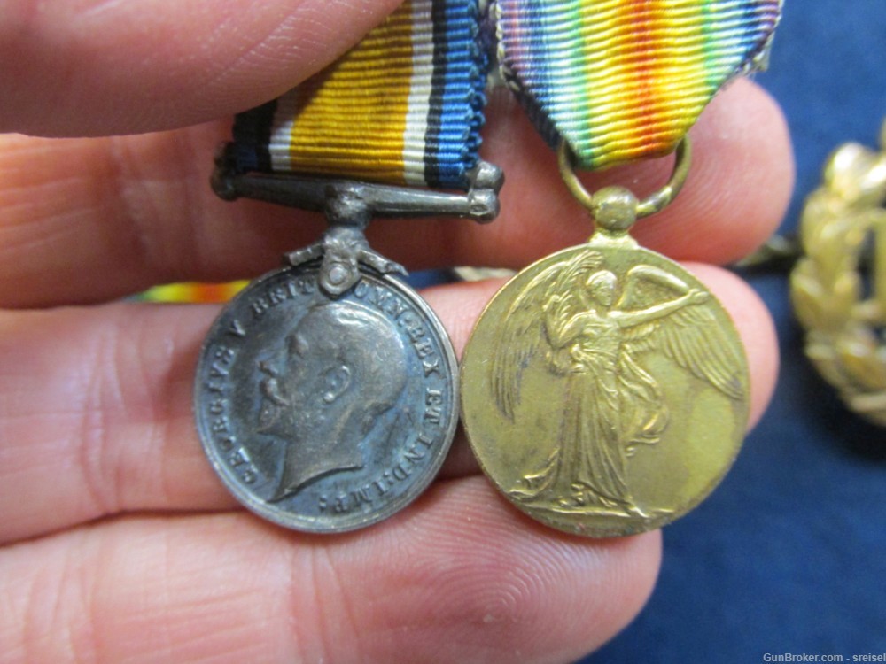 WWI BRITISH ROYAL FLYING CORPS MEDAL GROUPINGS IN CASE-2 SETS-NAMED-NICE-img-33
