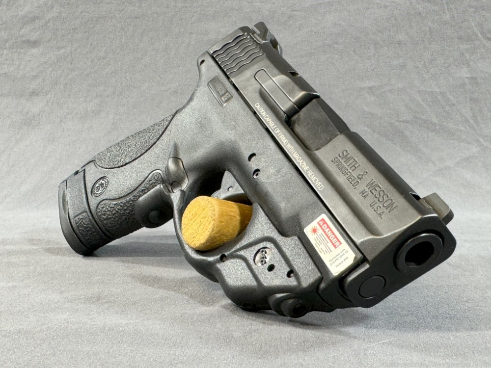 Smith & Wesson M&P9 Shield - 9mm, 4 Magazines, Laser Sight, Hard Case-img-0