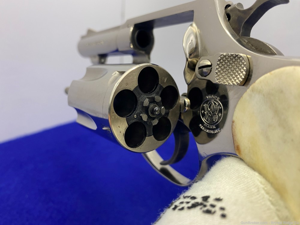Smith Wesson Model 36 .38 S&W Spl Nickel 3" *CHIEFS SPECIAL REVOLVER*-img-33