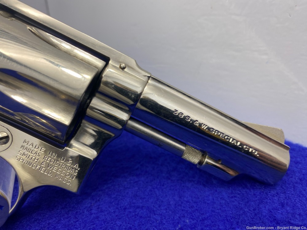 Smith Wesson Model 36 .38 S&W Spl Nickel 3" *CHIEFS SPECIAL REVOLVER*-img-29