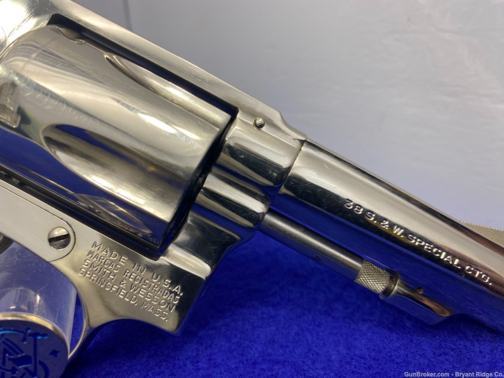 Smith Wesson Model 36 .38 S&W Spl Nickel 3" *CHIEFS SPECIAL REVOLVER*-img-25