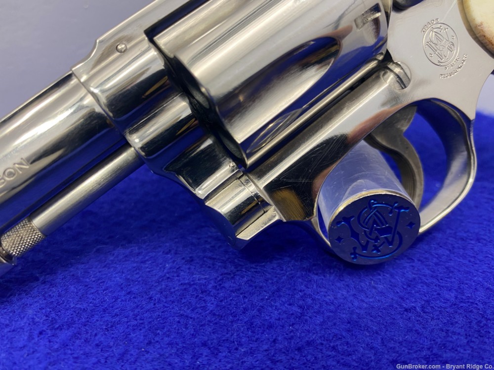 Smith Wesson Model 36 .38 S&W Spl Nickel 3" *CHIEFS SPECIAL REVOLVER*-img-10