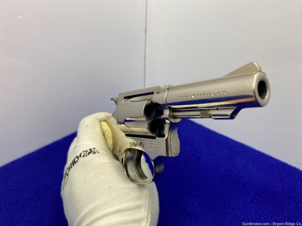 Smith Wesson Model 36 .38 S&W Spl Nickel 3" *CHIEFS SPECIAL REVOLVER*-img-46