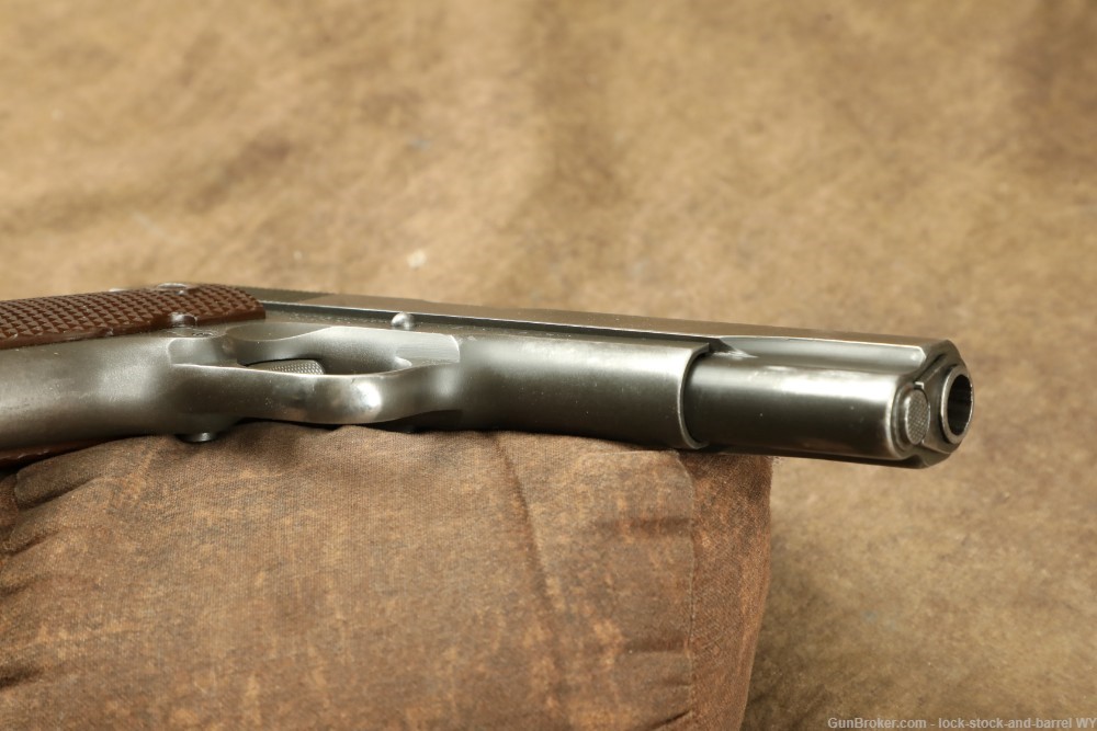 1943 US Army WWII Colt 1911-A1 .45 ACP 5" Semi-Auto Pistol C&R Rare Old-img-10