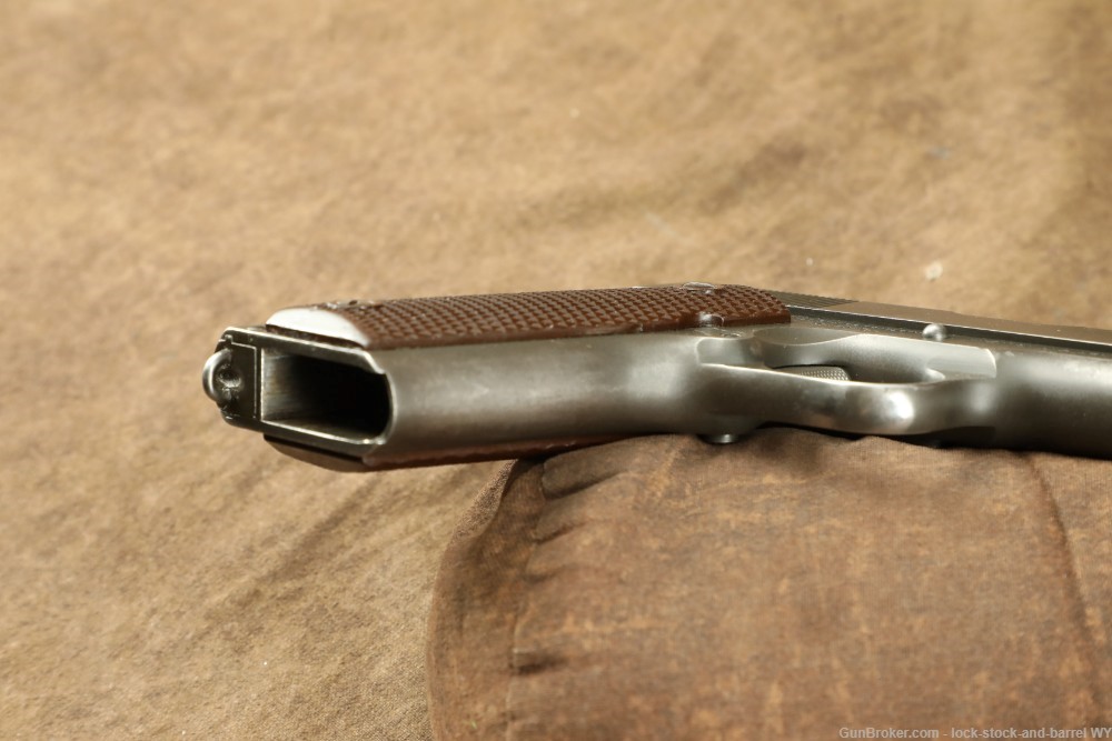 1943 US Army WWII Colt 1911-A1 .45 ACP 5" Semi-Auto Pistol C&R Rare Old-img-9
