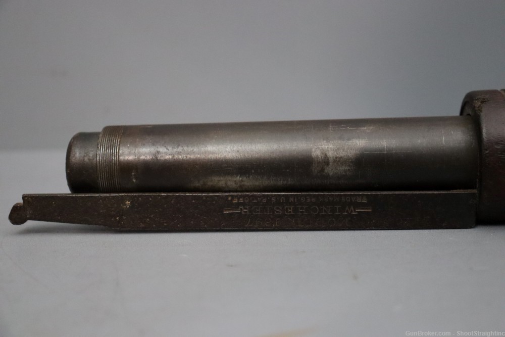 Winchester 1897 Magazine Tube, Forend, and Action Bar-img-13