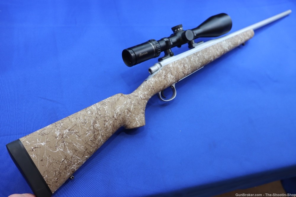 Remington 700 LH Rifle 7MM REM SAUM 22" Custom Burris FOURX SCOPE LEFT HAND-img-17