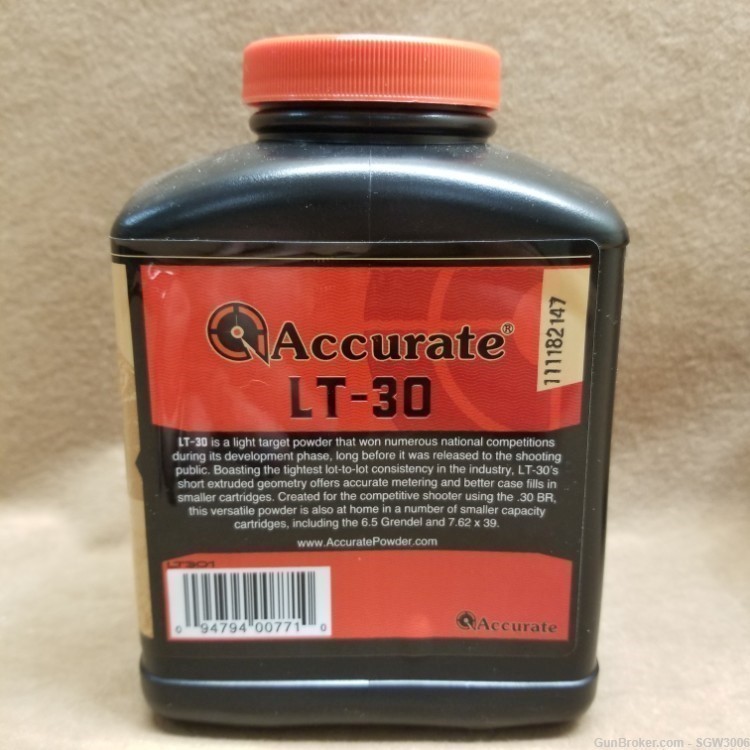 Accurate LT-30 Smokeless Powder 1 LB Bottle-img-2