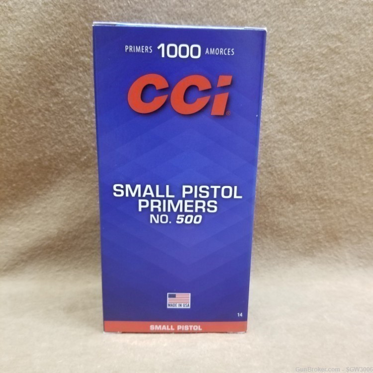 CCI # 500 Small Pistol Primers-img-0
